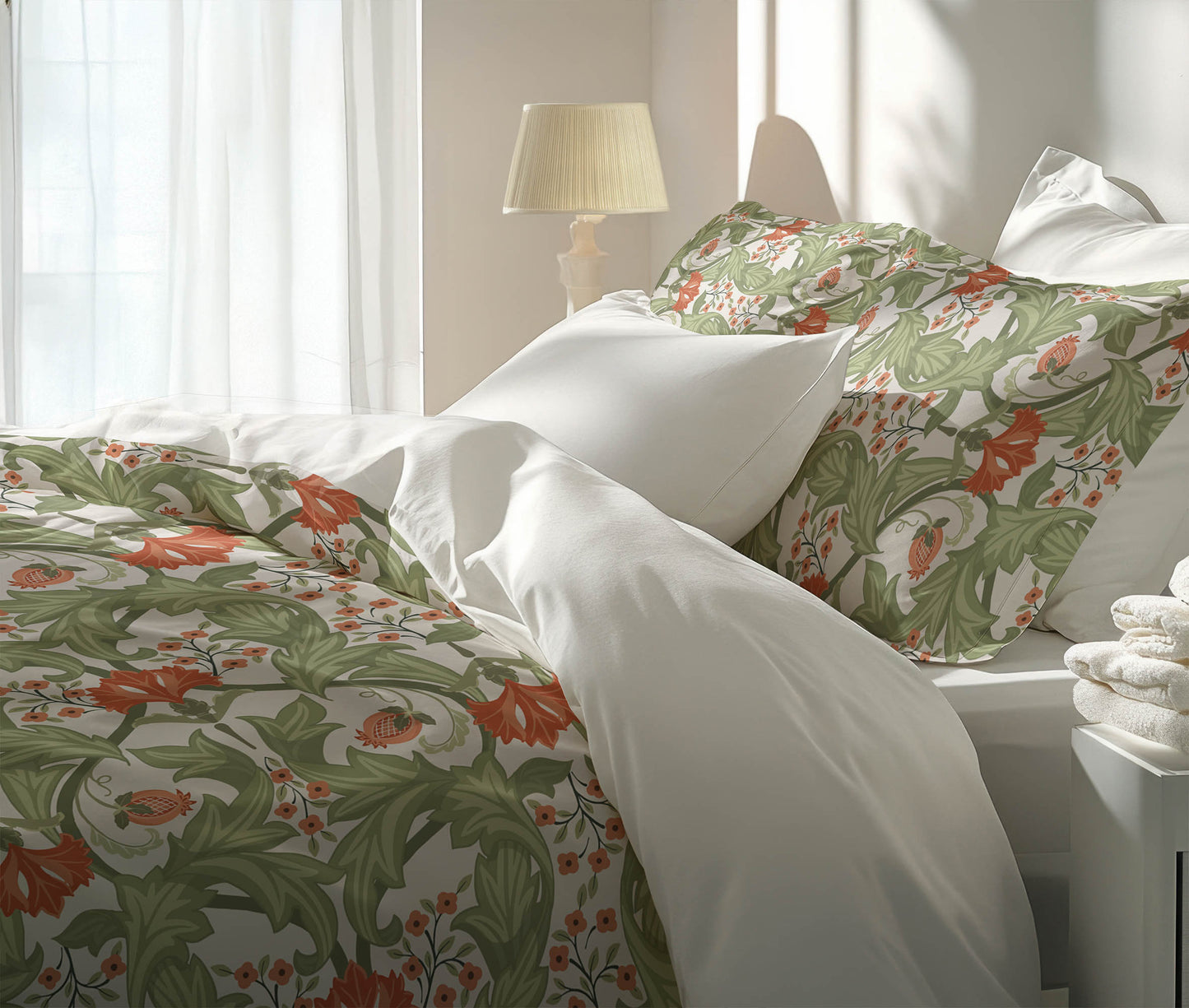 Ogee Leaf Comforter Set