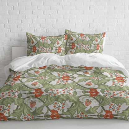 Ogee Leaf Comforter Set