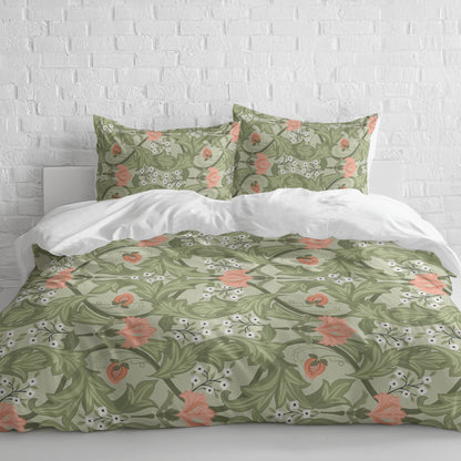 Ogee Leaf Comforter Set