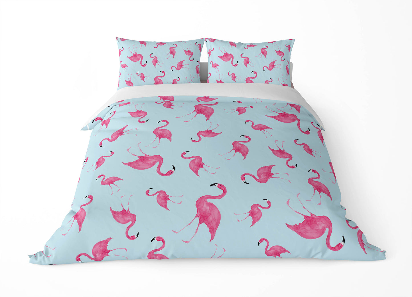 Summer Flamingo Comforter Set