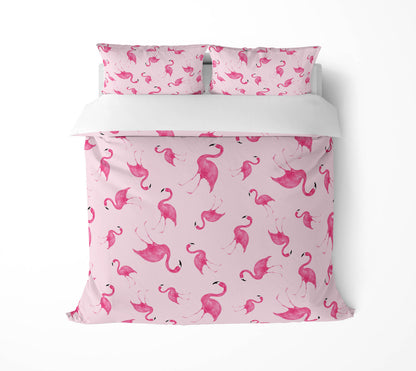 Summer Flamingo Comforter Set