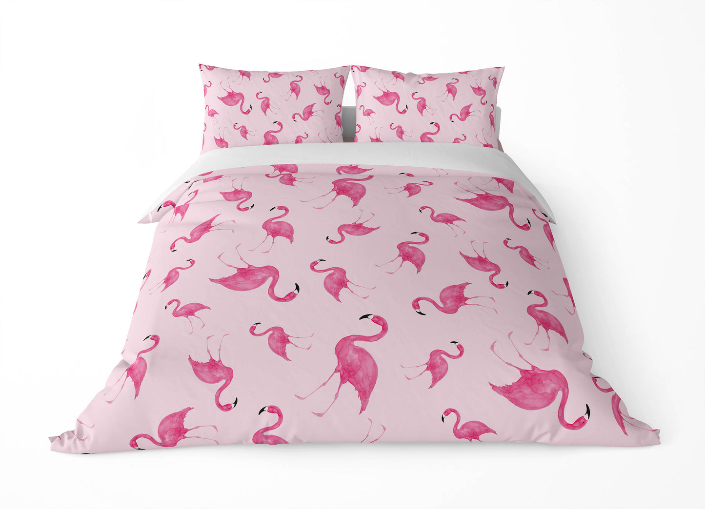 Summer Flamingo Comforter Set