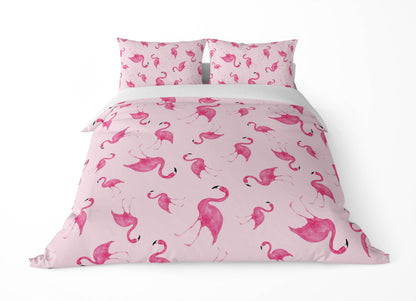 Summer Flamingo Comforter Set