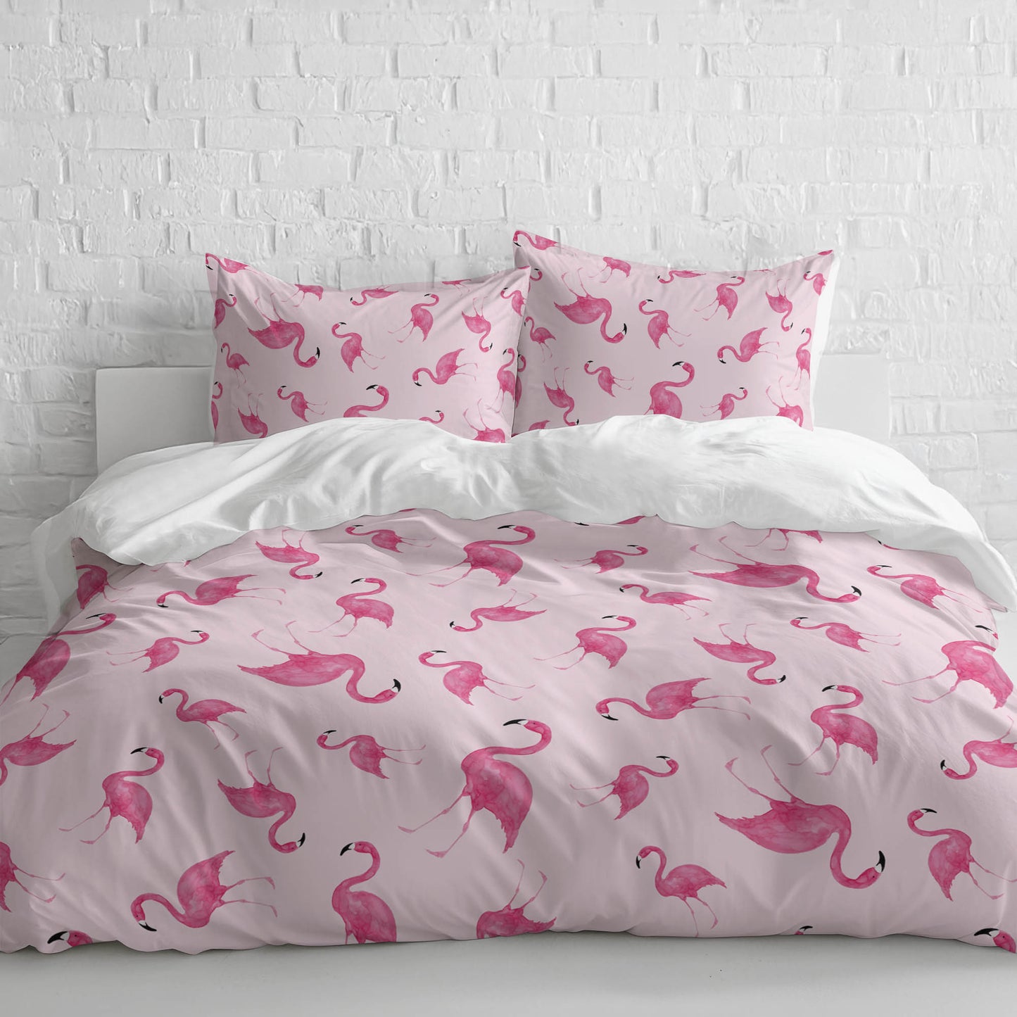 Summer Flamingo Comforter Set
