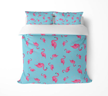 Summer Flamingo Comforter Set
