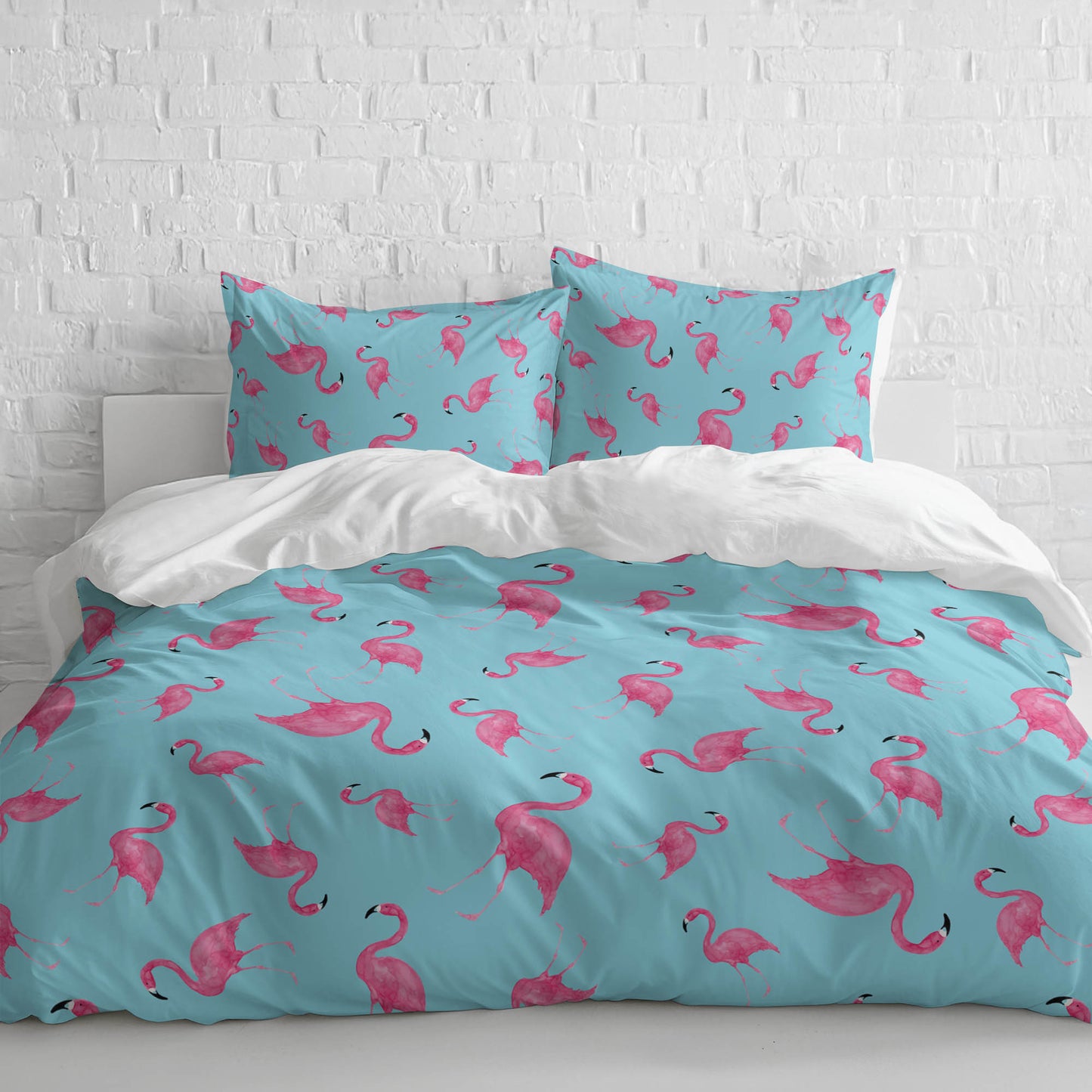 Summer Flamingo Comforter Set