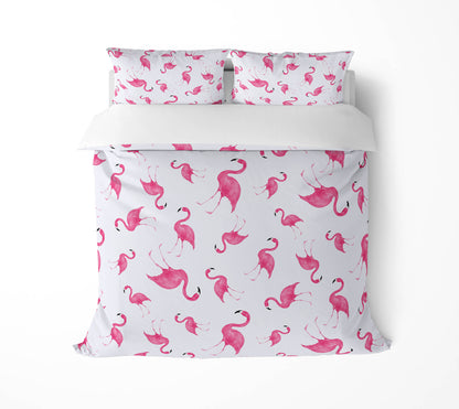 Summer Flamingo Comforter Set