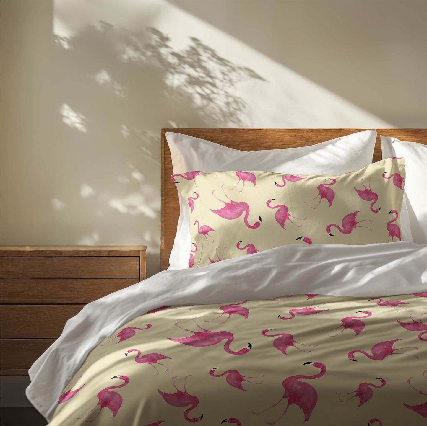 Summer Flamingo Comforter Set