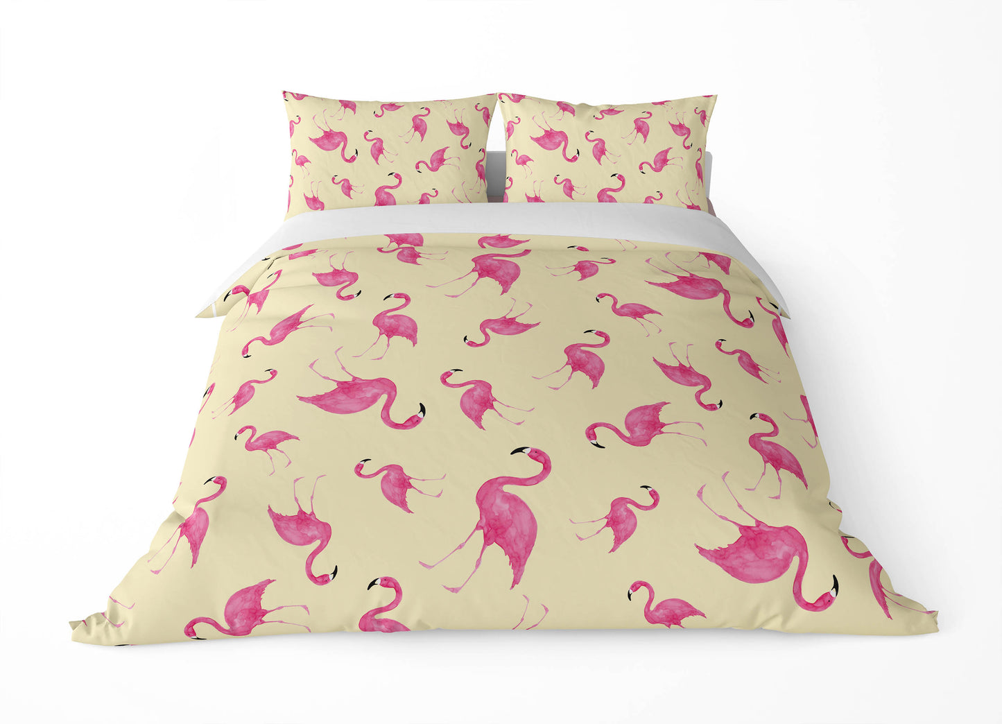 Summer Flamingo Comforter Set