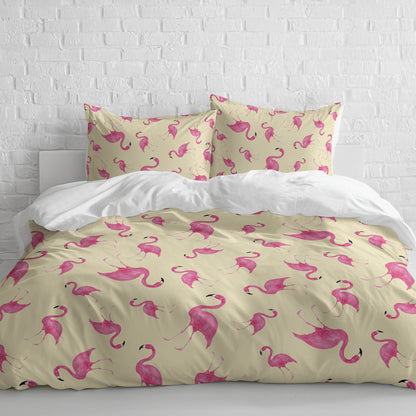 Summer Flamingo Comforter Set