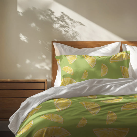 Summer Lemon Comforter Set