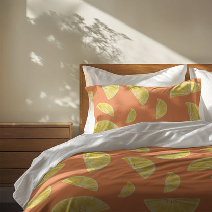 Summer Lemon Comforter Set