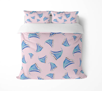 Summer Sailboats Comforter Set