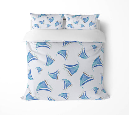 Summer Sailboats Comforter Set