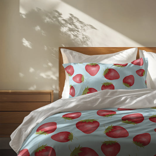 Summer Strawberries Comforter Set