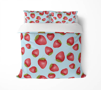 Summer Strawberries Comforter Set