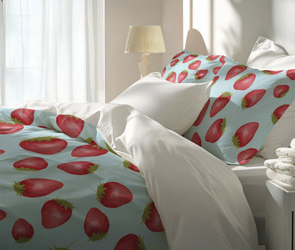 Summer Strawberries Comforter Set
