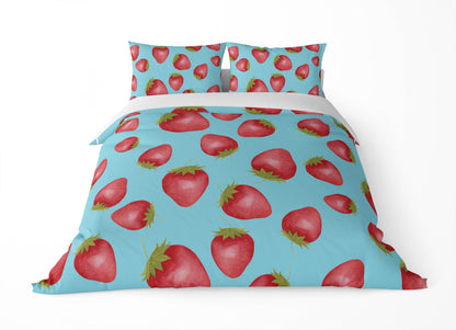 Summer Strawberries Comforter Set