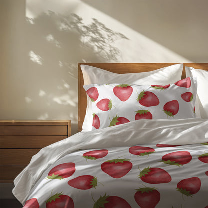 Summer Strawberries Comforter Set