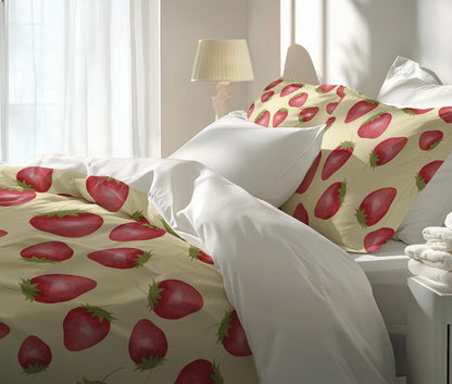 Summer Strawberries Comforter Set