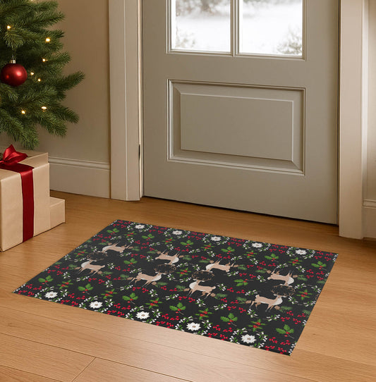 Botanical Deer Seasonal Indoor Doormat