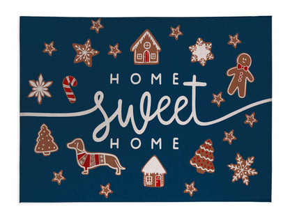 Gingerbread Home Sweet Home Seasonal Indoor Doormat