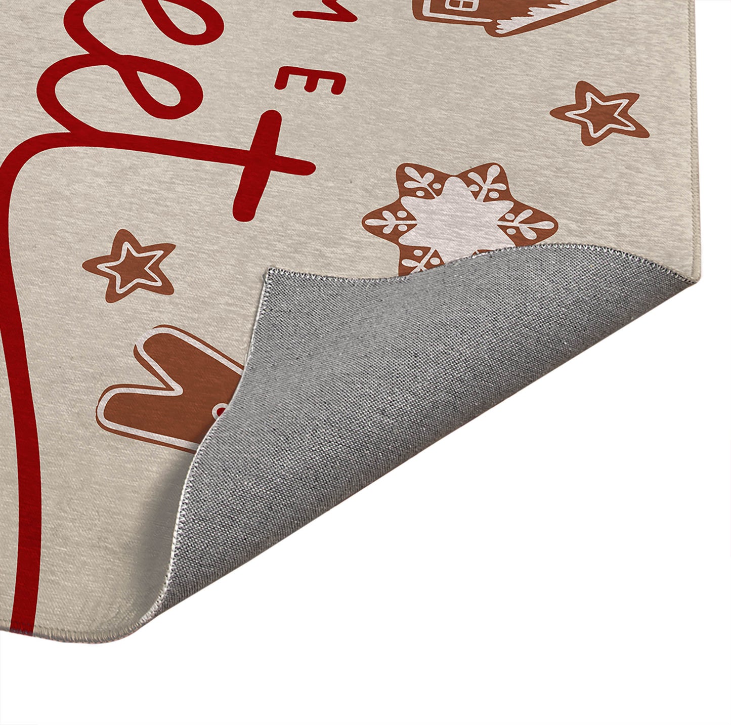 Gingerbread Home Sweet Home Seasonal Indoor Doormat