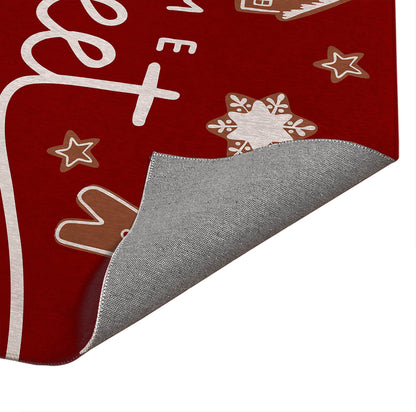 Gingerbread Home Sweet Home Seasonal Indoor Doormat