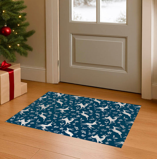 Running Deer Seasonal Indoor Doormat