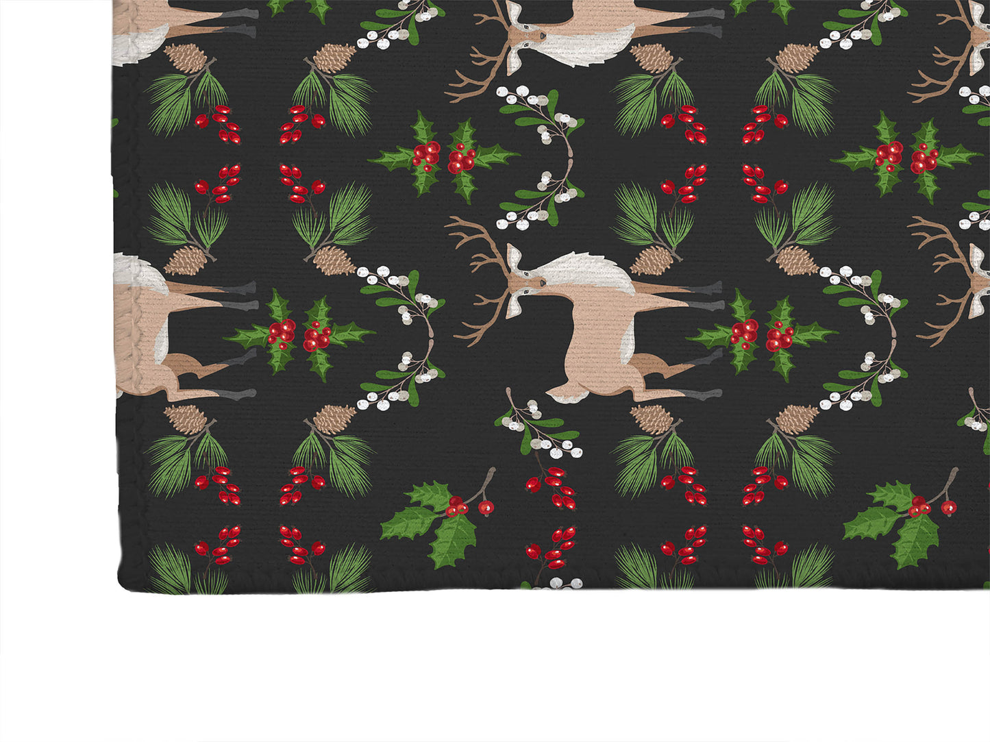 Botanical Deer Seasonal Indoor Door Mat