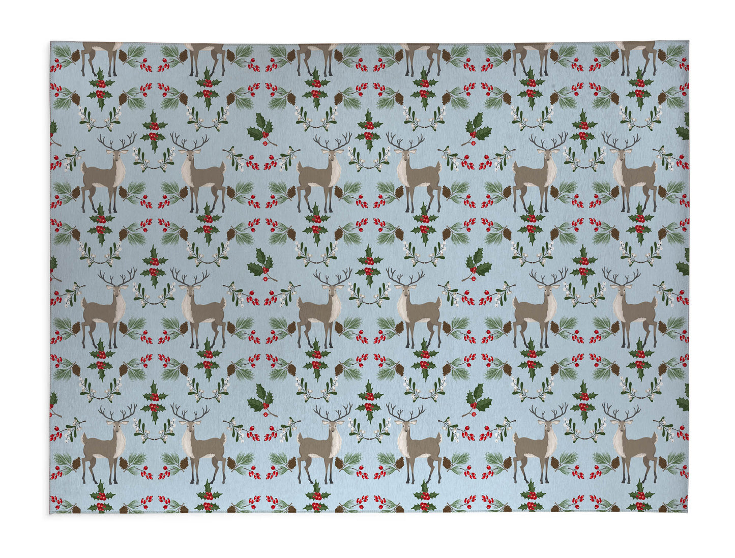 Botanical Deer Seasonal Indoor Door Mat