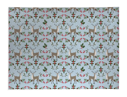 Botanical Deer Seasonal Indoor Door Mat