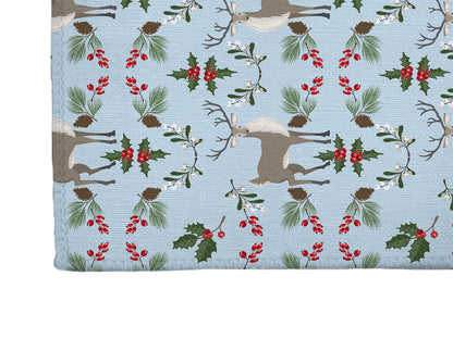 Botanical Deer Seasonal Indoor Door Mat