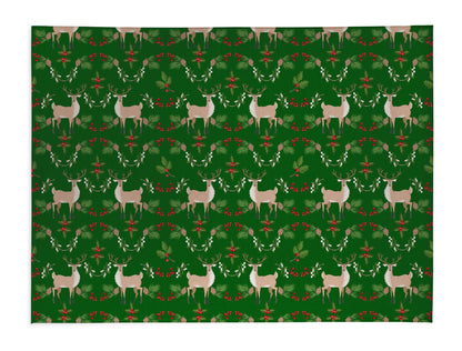 Botanical Deer Seasonal Indoor Door Mat