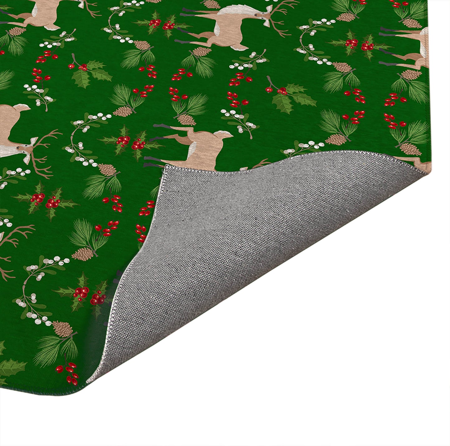 Botanical Deer Seasonal Indoor Door Mat
