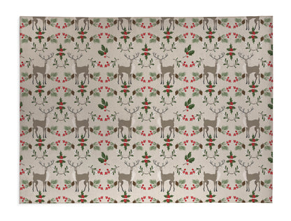 Botanical Deer Seasonal Indoor Door Mat