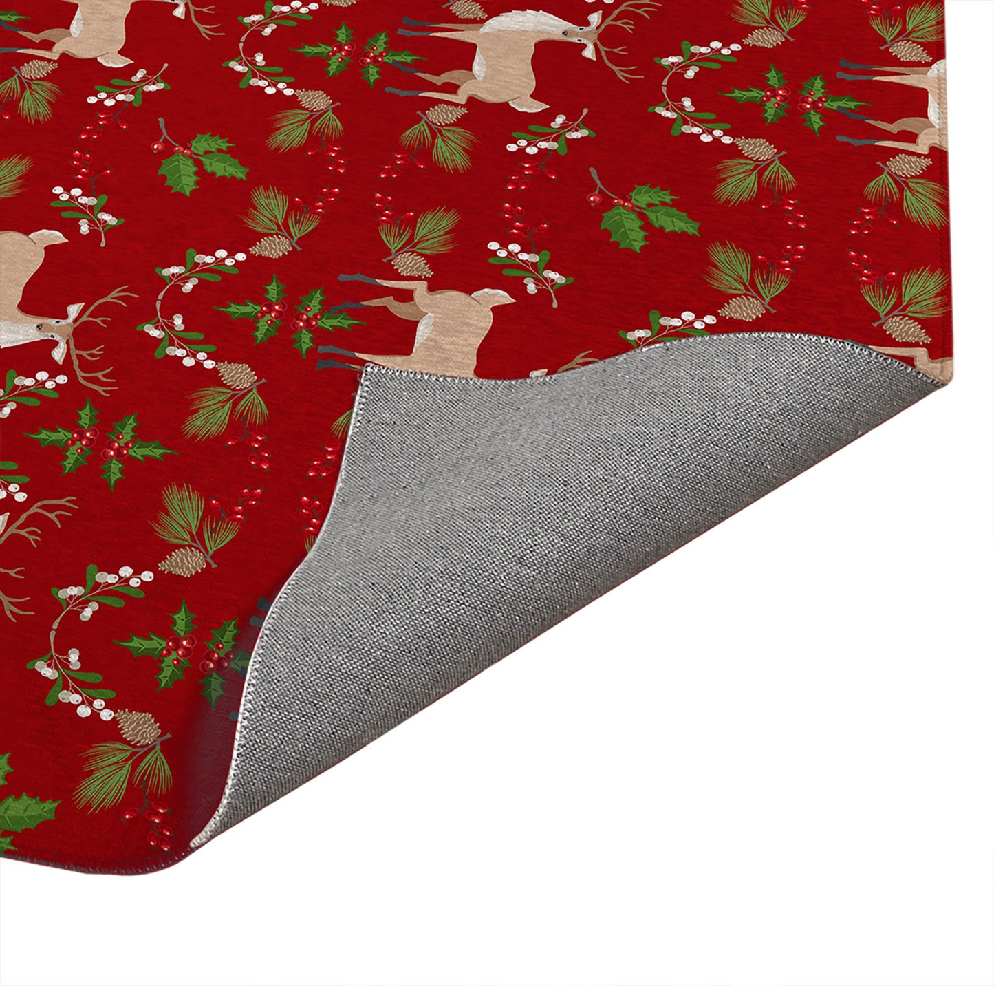 Botanical Deer Seasonal Indoor Door Mat