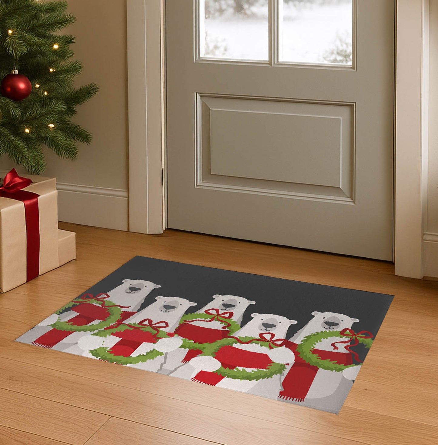 Polar bear Seasonal Indoor Doormat