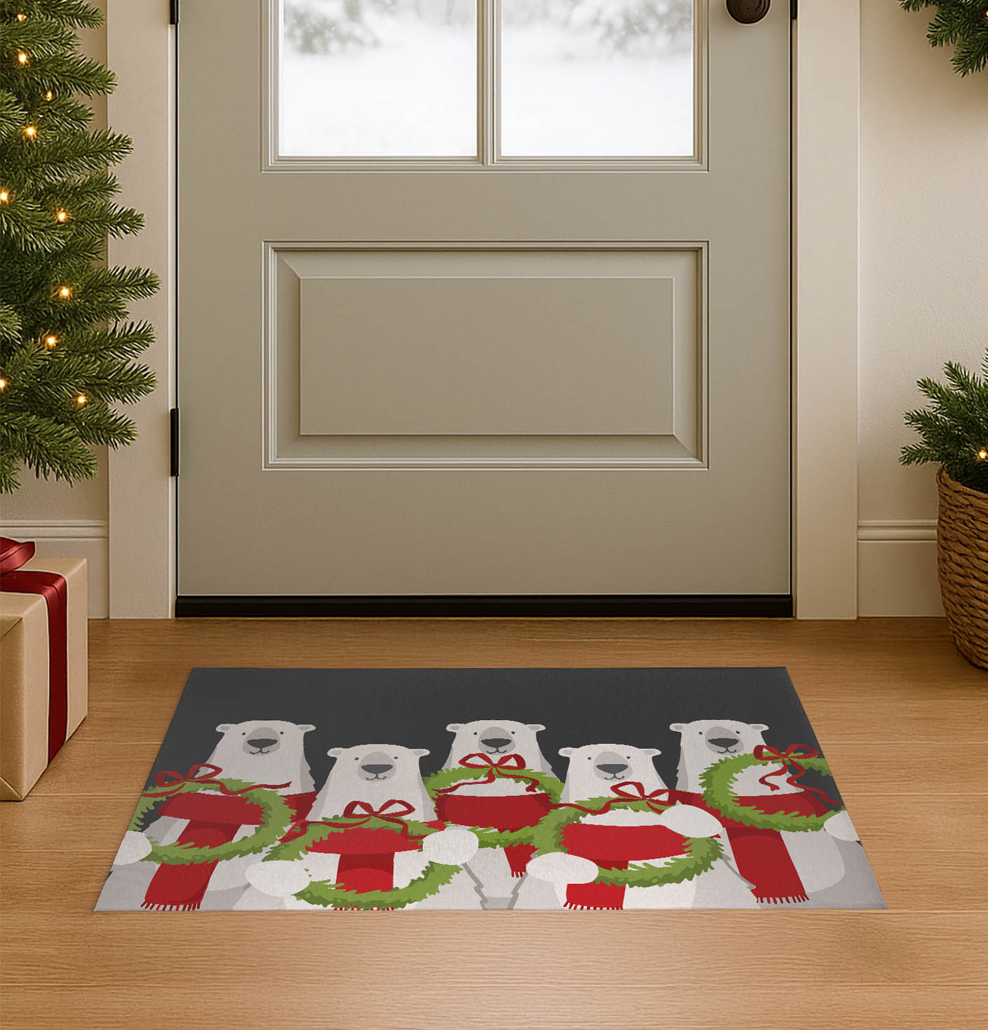 Polar bear Seasonal Indoor Doormat