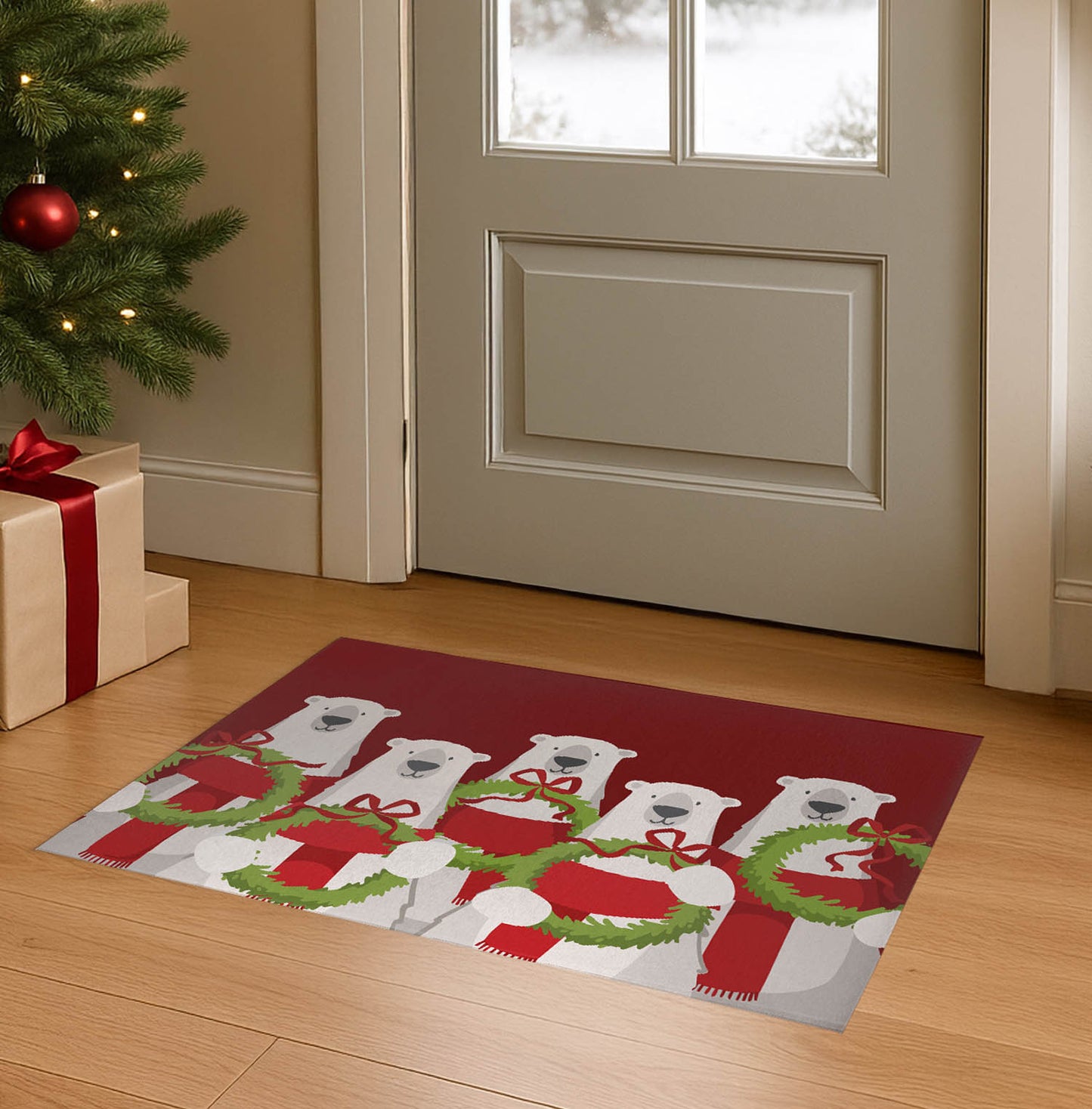 Polar bear Seasonal Indoor Doormat
