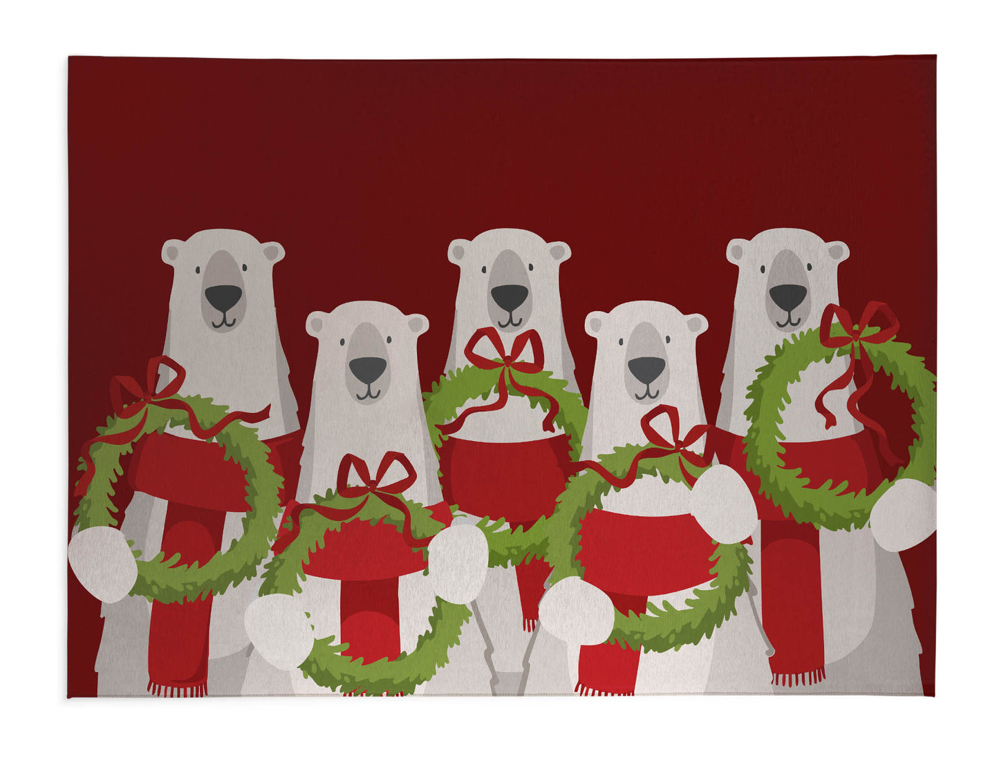 Polar bear Seasonal Indoor Doormat