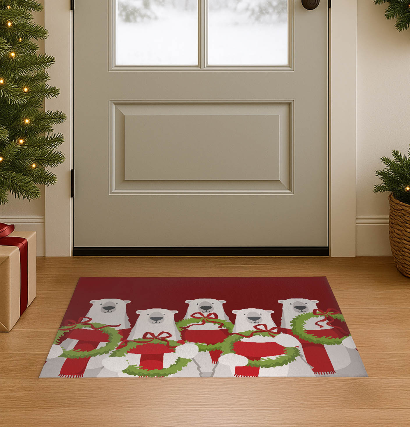 Polar bear Seasonal Indoor Doormat