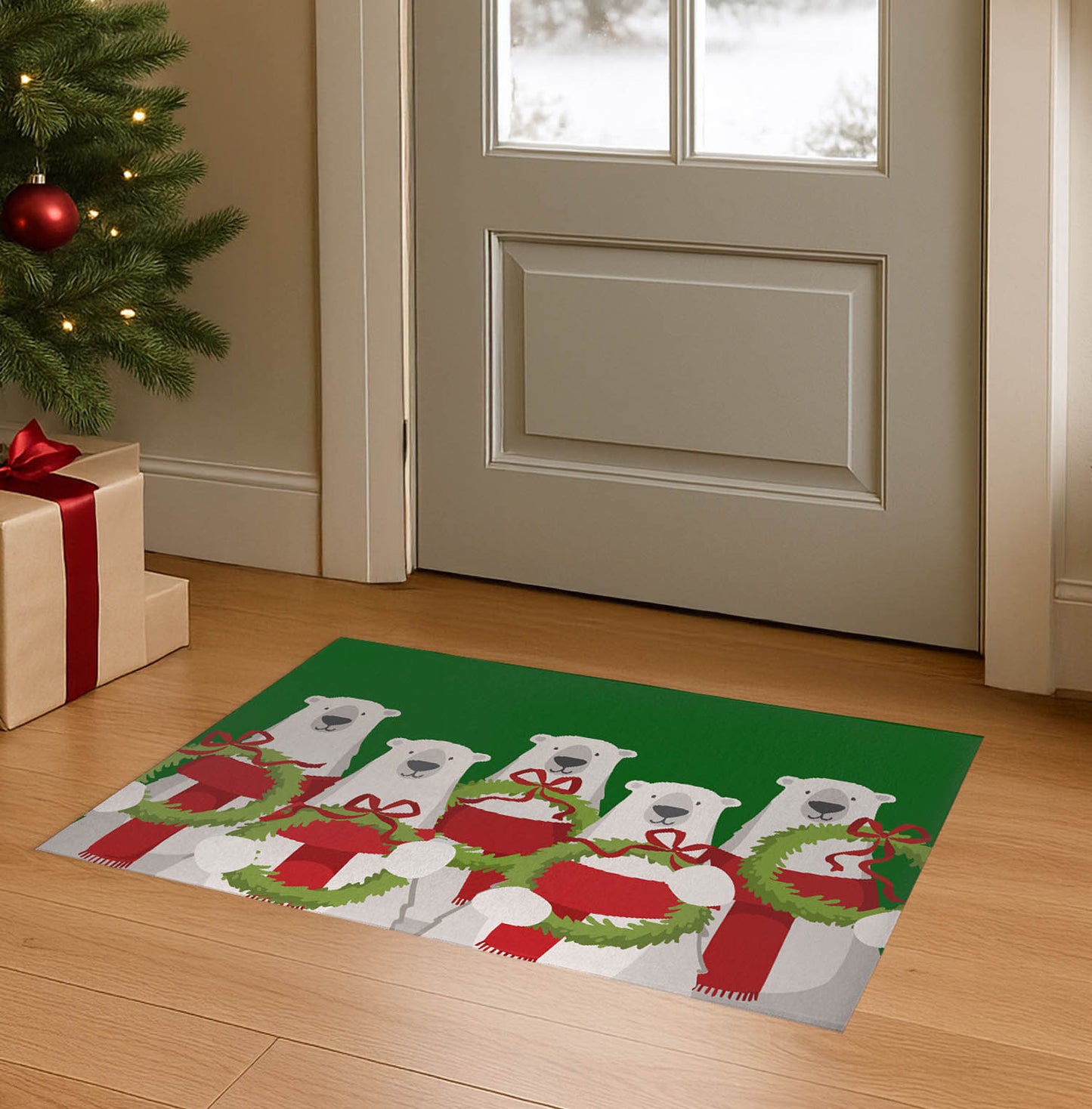 Polar bear Seasonal Indoor Doormat
