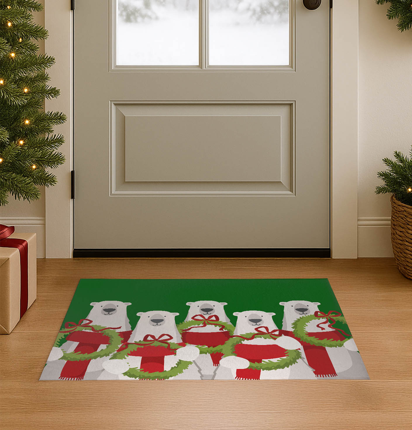 Polar bear Seasonal Indoor Doormat
