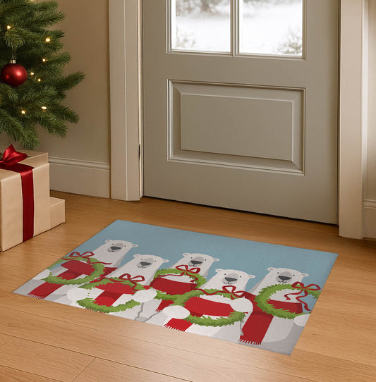 Polar bear Seasonal Indoor Doormat