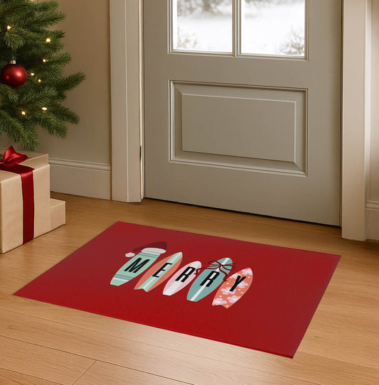 Merry Surf Seasonal Indoor Doormat