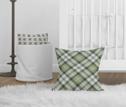 Anthony Plaid Throw Pillow