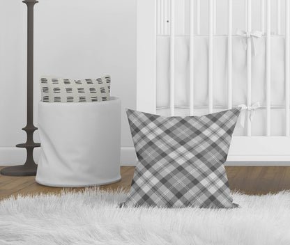 Anthony Plaid Throw Pillow