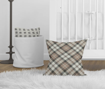 Anthony Plaid Throw Pillow
