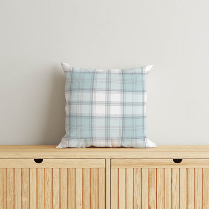 Bully Plaid Throw Pillow